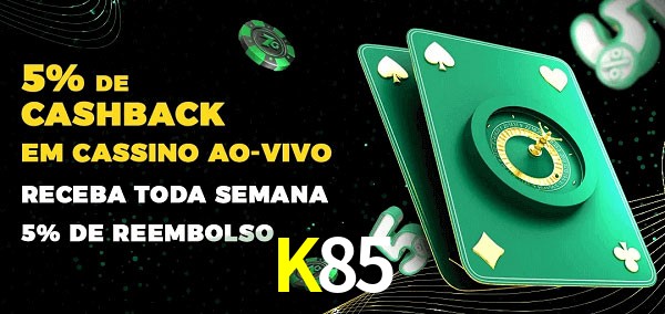 Promoções do cassino ao Vivo K85